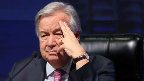 الأمين العام للأمم المتحدة أنطونيو غوتيريش