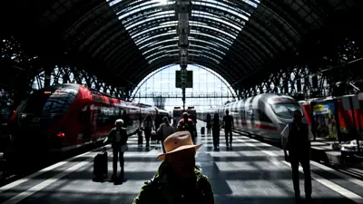 محطة قطار في ألمانيا