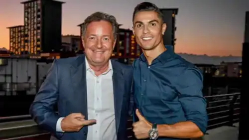 كريستيانو رونالدو مع بيرس مورغان