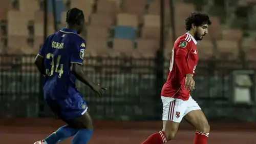 من مباراة الأهلي والترجي في دوري أبطال أفريقيا