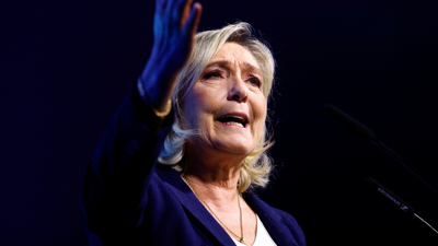 الزعيمة السابقة لحزب التجمع الوطني مارين لوبان