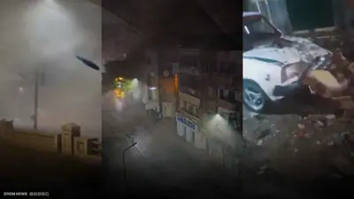 عاصفة عنيفة في الاسكندرية