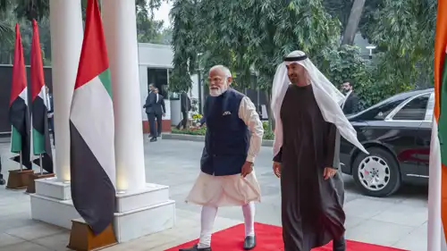 الشيخ محمد بن زايد وناريندرا مودي