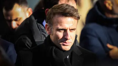 الرئيس الفرنسي إيمانويل ماكرون