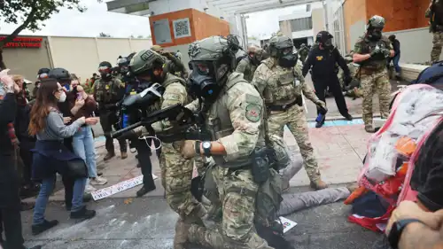 اشتباكات في أوريغون