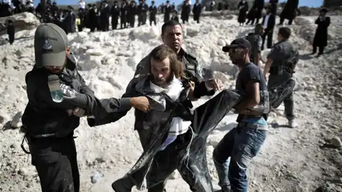 من احتجاج سابق للحريديم