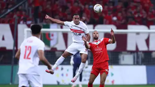 مباراة الزمالك وشباب بلوزداد في الكونفدرالية