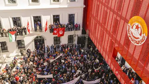 تظاهرات تونس