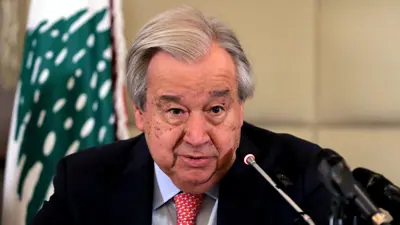 الأمين العام للأمم المتحدة أنطونيو غوتيريش