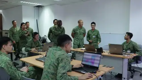 جنود من الجيش السنغافوري