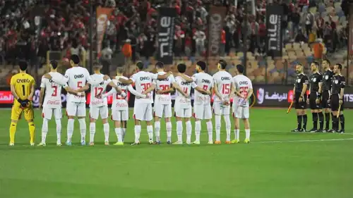 لقطة من مباراة انسحاب الأهلي أمام الزمالك الموسم الماضي
