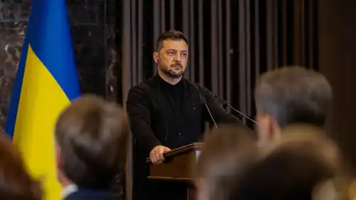 الرئيس الأوكراني فولوديمير زيلينسكي