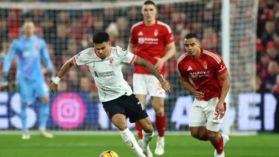 مباراة نوتينغهام فورست وليفربول في الدوري الإنجليزي