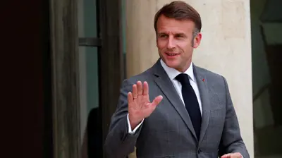 الرئيس الفرنسي إيمانويل ماكرون