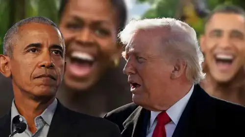 ترامب وأباما 