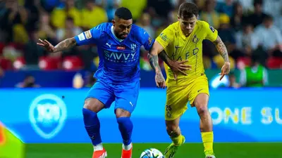 مالكوم في مباراة سابقة بين الهلال والنصر