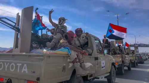 القوات الجنوبي على تخوم حضرموت