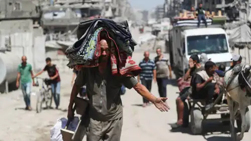 نازحون في قطاع غزة