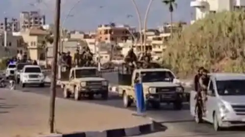 الأرتال العسكرية في جبلة