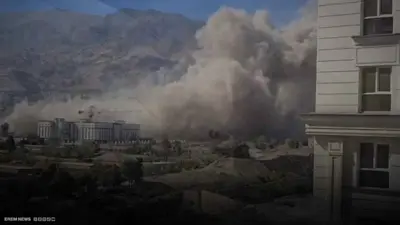 تدمير مقر الأمن الداخلي الإيراني