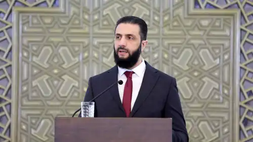 الرئيس السوري أحمد الشرع