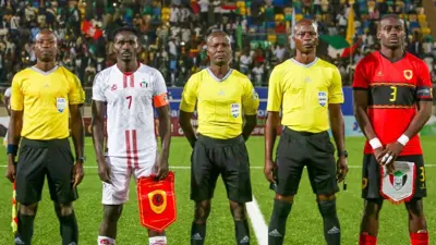 مباراة السودان وأنغولا في تصفيات كأس الأمم الأفريقية