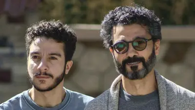 خالد النبوي مع ابنه نور 