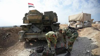 جنود من الجيش السوري الحكومي