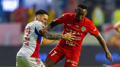 مباراة الشارقة وشباب الأهلي في كأس سوبر إعمار