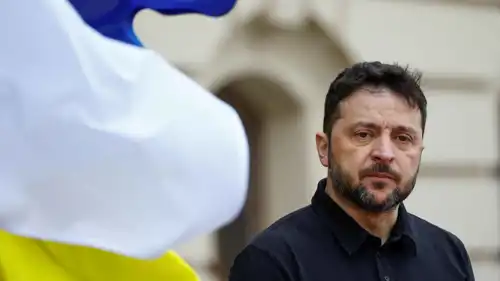 الرئيس الأوكراني فولوديمير زيلينسكي