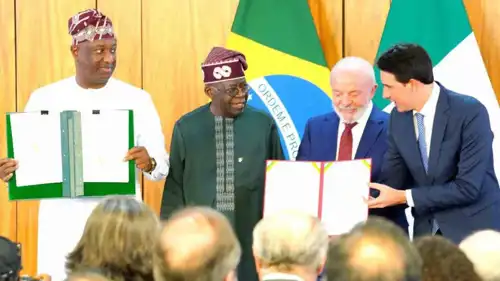 توقيع اتفاقيات بين نيجيريا والبرازيل
