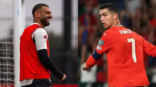 كريستيانو رونالدو ومحمد صلاح