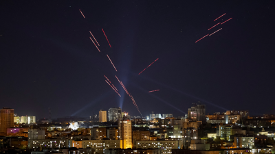 الدفاعات الجوية الأوكرانية في سماء العاصمة كييف