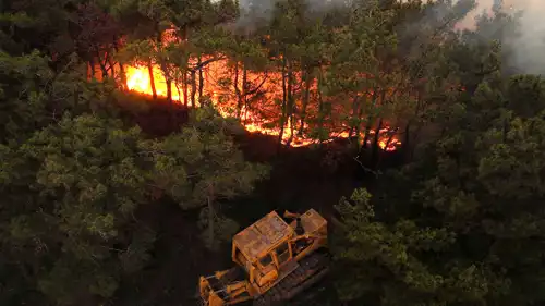 حرائق في ريف اللاذقية