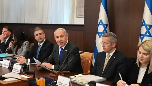 اجتماع سابق للحكومة الإسرائيلية