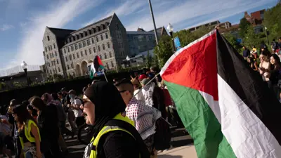 احتجاجات جامعية في الولايات المتحدة