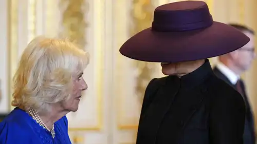 ميلانيا والملكة كاميلا