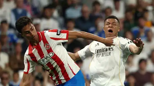 مبابي من مباراة ريال مدريد وجيرونا