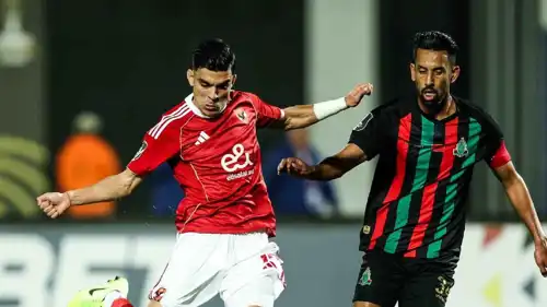 مباراة الأهلي المصري والجيش الملكي المغربي بدوري أبطال إفريقيا