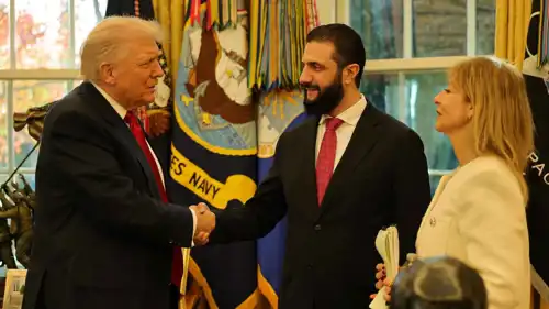 دونالد ترامب وأحمد الشرع