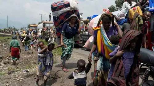 المدنيون الفارون من كونغو الديمقراطية
