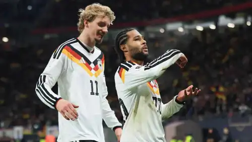 احتفال لاعبي منتخب ألمانيا