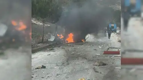 صورة متداولة للسيارة المستهدفة