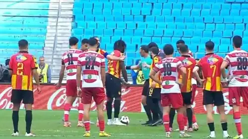 احتجاجات في مباراة الترجي والإفريقي