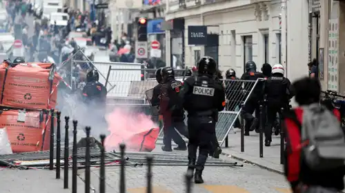 احتجاجات في فرنسا