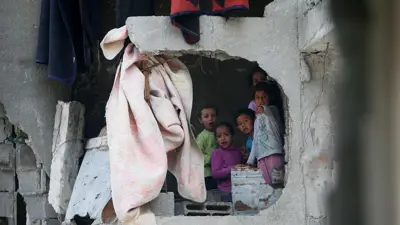 مشهد من غزة