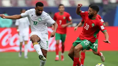 مباراة جزر لقمر ضد المغرب في كأس العرب