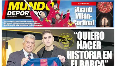 غلاف صحيفة موندو ديبورتيفو