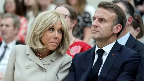 ماكرون وزوجته بريجيت