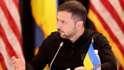 الرئيس الأوكراني فولوديمير زيلينسكي